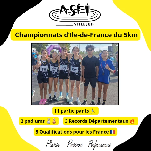 Championnats d’Ile-de-France du 5km