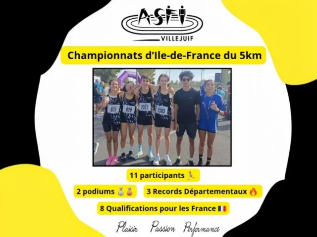 🔴⚪️ Championnats d’Ile-de-France du 5 km ⚪️🔴